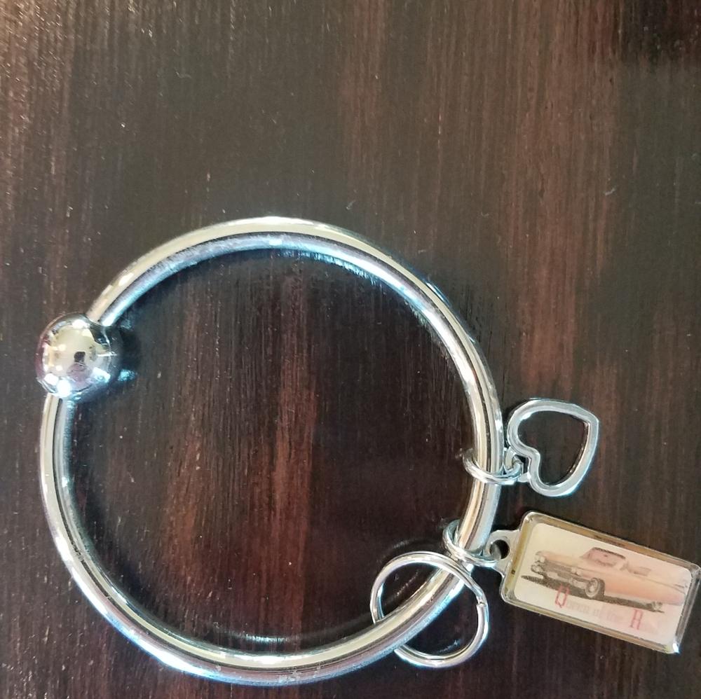 Queen of the road handcrafted charm bracelet